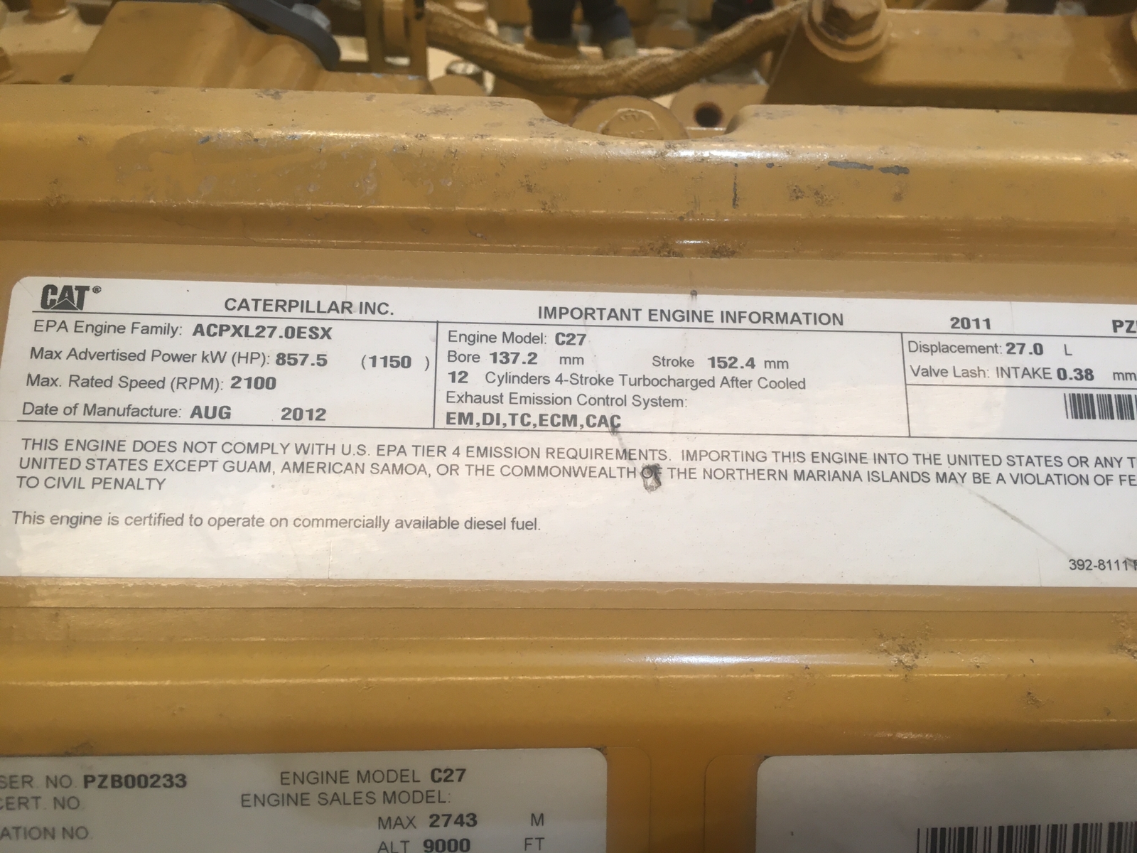 CAT C27